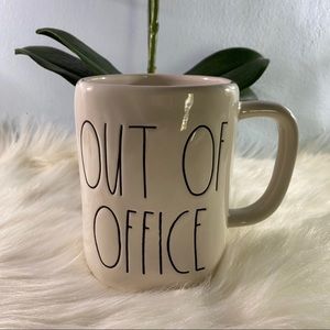 Rae Dunn OUT OF THE OFFICE Mug☕️🗃🏢